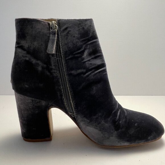 Booties - Zara-Velvet-size 40 - Picture 2 of 5